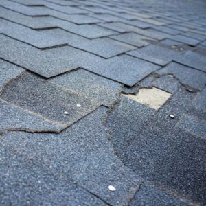 damaged shingles