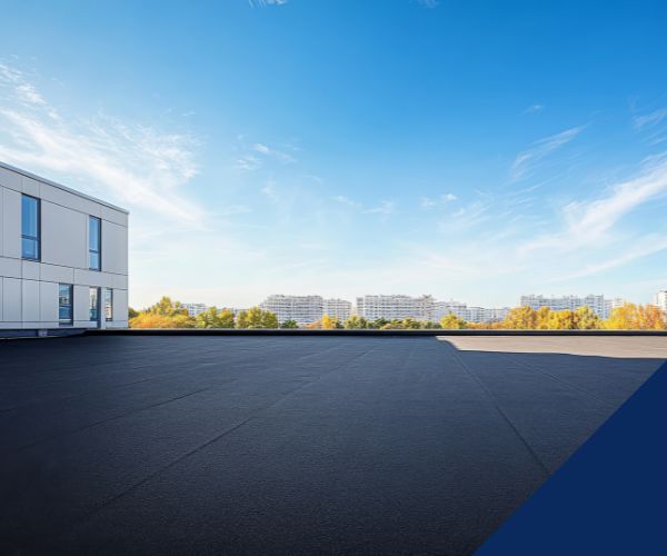 EPDM roof on commercial roof