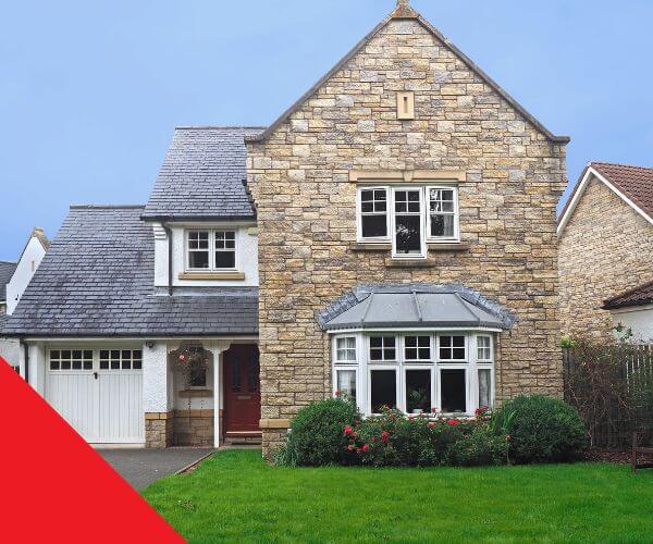 house with slate roof