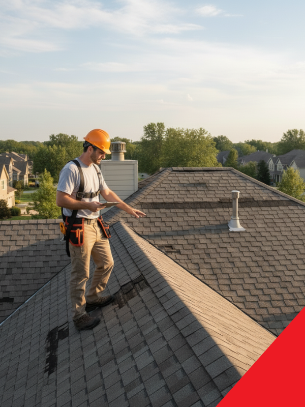 Providing a roof inspection